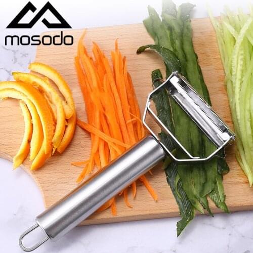 Mosodo Stainless Steel Multi-function Vegetable Peeler Julienne Cutter Peeler Potato Carrot Cucumber Grater Kitchen Tool Gadget
