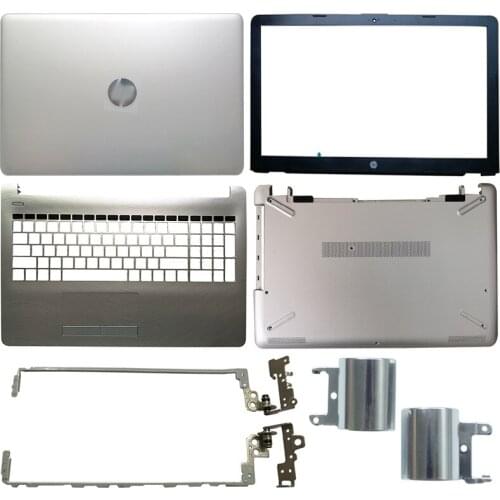 NEW Laptop LCD Back Cover/Front Bezel/LCD Hinges/Hinges Cover/Palmrest/Bottom Case For HP 15-BS 15-BW Series Silver 924892-001