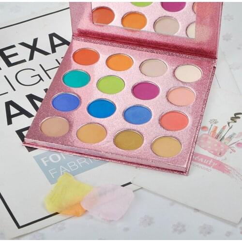 Pearl Matte Optional Eyeshadow Power Palette Glitter Highlighter Shimmer Makeup Pigment Private Label