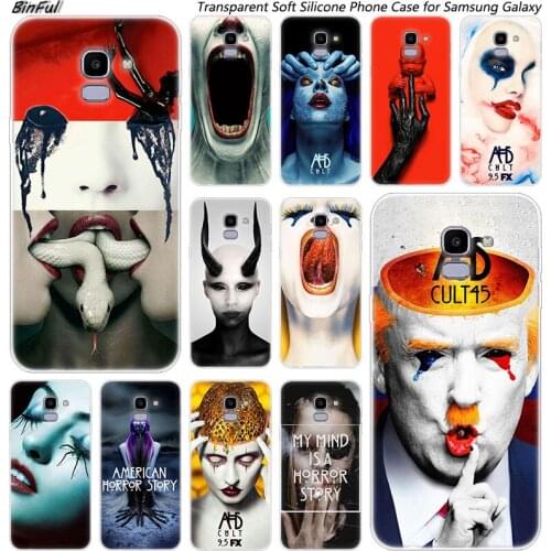 Hot American Horror Story Silicone Phone Case For Samsung Galaxy J8 J6 J4 2018 J2 Core J5 J6 J7 Prime J3 2016 2017 EU J4 Plus
