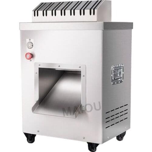 Commercial beef slicer beef cutter meat plant using cutter slices cut silk
