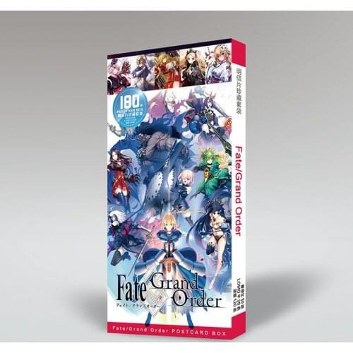 ACG Goods FGO FATE GRAND ORDER Saber Archer Fanart Postcard Post Cards Sticker Artbook Gift Cosplay Props Book Set New