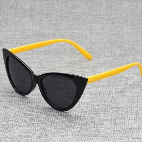 WANMEI.DS Cateye Sunglasses Women Vintage Gradient Glasses Retro Cat eye Sun glasses Female Eyewear UV400