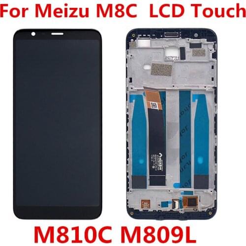 For Meizu M8C LCD Display With Touch Screen With Frame Digitizer Assembly For Meizu M8 C M809L M810H LCD