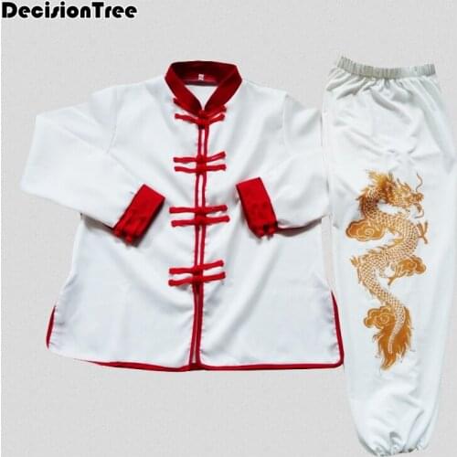 2021 traditional chinese clothing martial arts sets kids kungfu wushu tai uniform shaolin children stage performance costumes