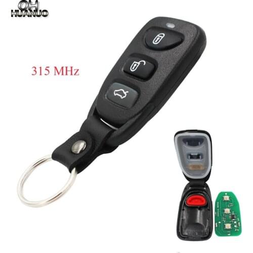 3+1/4 Buttons Remote Key transmitter control fob 315MHz for Hyundai Elantra Sonata 2007-2010