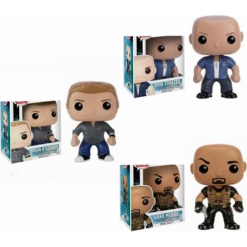 Fast & Furious DOM TORETTO 275# BRIAN O'CONNER276# LUKE HOBBS 277# Action Figure Collection Model Toys for Children Gift