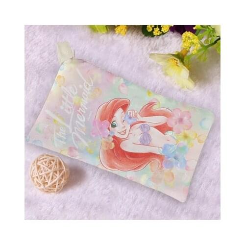 Disney Mermaid Princess Anime Figures Cartoon Product Cosplay Accessories Customized Coin Pen Storage Bag Gifts Unisex Gift