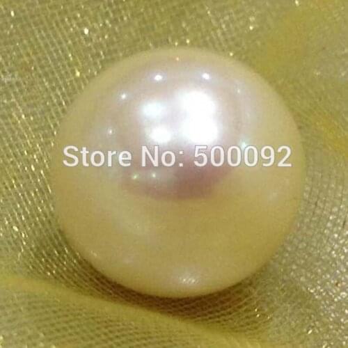 AAA 10MM ROUND CULTURED FRESHWATER PEARL LOOSE PEARL HALF DRILLED