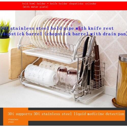 Afdruiprek Almacenamiento Egouttoir Vaisselle Stainless Steel Dish Mutfak Cuisine Cocina Organizador Kitchen Storage Rack Holder