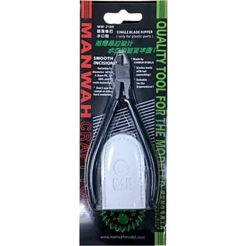 MANWAH MW-2109 Single Blade Nipper/Side Cutter/Plier for Plastic with Pliers Cover