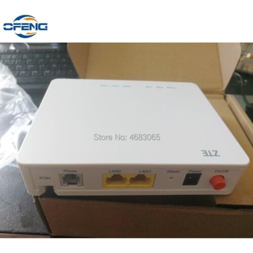 Latest 6.0 Version ZTE F412 EPON ONU ONT Router Support FTTH HGU 1GE+1FE+1TEL Same function as F601 F401 F643 F612 GPON ONU ONT