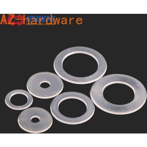 Soft Nylon Gasket Nylon Gasket Nylon Insulated Flat Pad Plastic Gasket Plastic Gasket M3-M20 30PCS