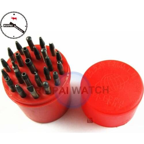 25 in 1 Watchband hole pouncher tool set Assort size Watch Strap hole maker tool for watchmakers
