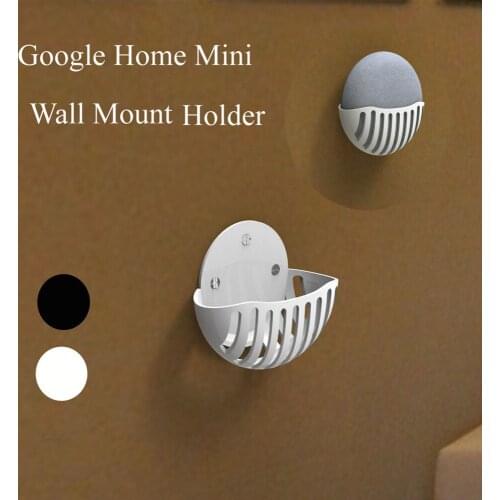 MASiKEN Wall Mount Stand Holder for Google Home Mini Smart Assistant Smart Speaker Accessories Bracket Mount Holder