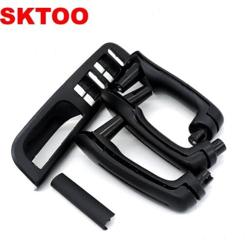 SKTOO A Set (Black) Inner Door Handle Free shipping For Volkswagen Jetta Bora Golf 4 Interior Handle for VW Handle Inner Armrest