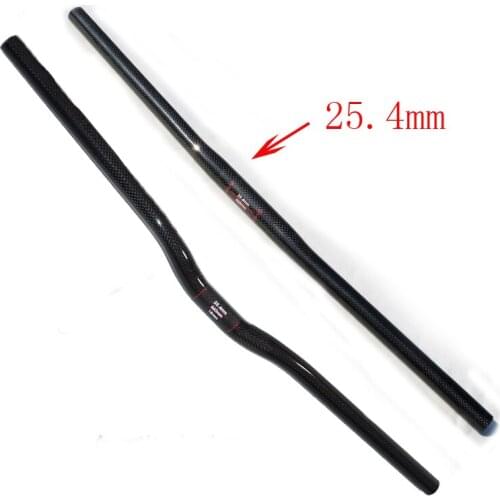 3K carbon fiber MTB bicycle rise handlebar mountain bike handle bar 25.4mm 580-720mm cycling parts matte