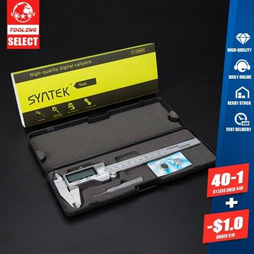 FGHGF 0-150mm 6" Stainless Steel Pachometer Digital Vernier Caliper Stahngel Gauge Pachymeter Depth Vernier Mesure Instrument