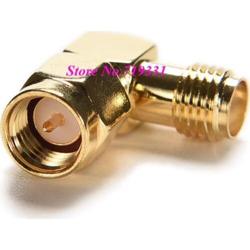 SMA Male To SMA Female Jack RF Adapter Connector Plug 90 Degree Right Angle HF