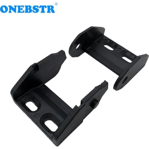 JFLO 1 Pair 18x37 Drag Chain Fitting End Connectors Joints Bridge Non Opening Plastic Towline Cable Wire Carrier Free Shipping