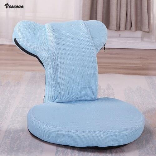 VESCOVO bedroom computer chair home decor small foldable lazy sofa floor chair for girls