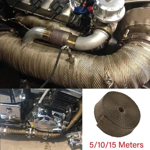Motorcycle Exhaust Thermal Exhaust Tape Header Heat Wrap Resistant Downpipe For Motorcycle Car Accessories