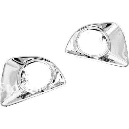 High Quality Chrome Front Fog Light Cover for Mazda 2 / Demio 08-09 free shipping