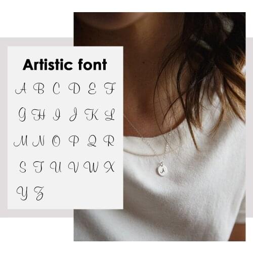 High Quality 2020 New Fashion Jewelry Letter Necklace Name Pendants Lovely Gift For Women