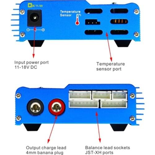LiPo Battery Charger Lipo Charger Discharge Device Balance Battery Charger for LiPo/Li-Ion/Life/LiHV Battery iMAX B6 80W