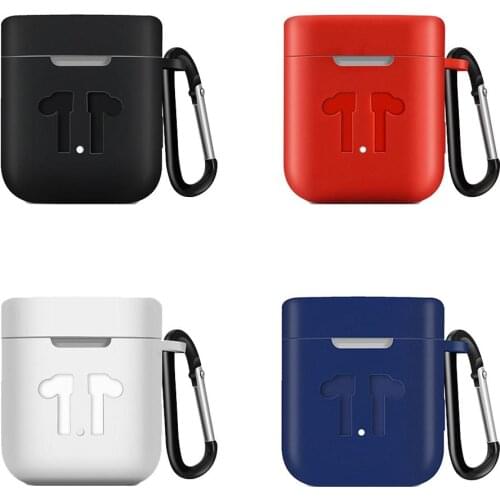 Protective Cover Soft Silicone Skin Charging Box Case Dustproof for Xiaomi Wireless Bluetooth Earphones Air