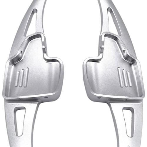 1 Pair Shift Paddle Blade fits Ford Escape 2017-2019 Kuga 2017-2019 Silver