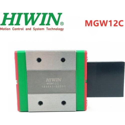 100% original HIWIN brand new MGW12C linear block carriage for linear guide rail MGNR12 MGN12 CNC parts 3D printer DIY 12mm