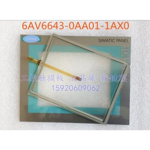 6AV6643-0AA01-1AX0 TP277 6" inch Membrane Film+Touch Glass for SIMATIC HMI Panel repair~do it yourself, Have in stock