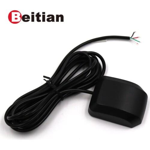 BEITIAN,TTL 4 Cable: Red VCC, Green RX, White TX, Black GND Double-sided tape GPS Receiver 9600bps 5.0V BS-71N