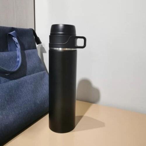 Stainless Steel Water Bottle Large Capacity Water Cups Sports Travel Portable Thermal Mug Simple Home Lovers Thermos Bottles