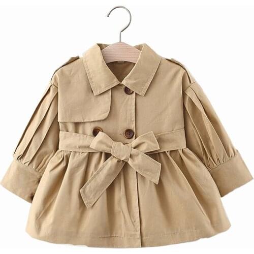 Winter Fall Girls Dress Belt Clothes Long Sleeve Coat for Children Kids Costumes Newborn Baby Rompers Vestidos Bebe Children