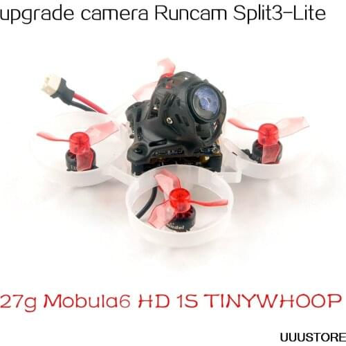 Happymodel Mobula6 HD Runcam Split3-Lite 1080P DVR 65mm Crazybee F4 Lite 1S Whoop FPV Racing Drone FRSKY/FLYSKY/TBS BNF DIY Toys