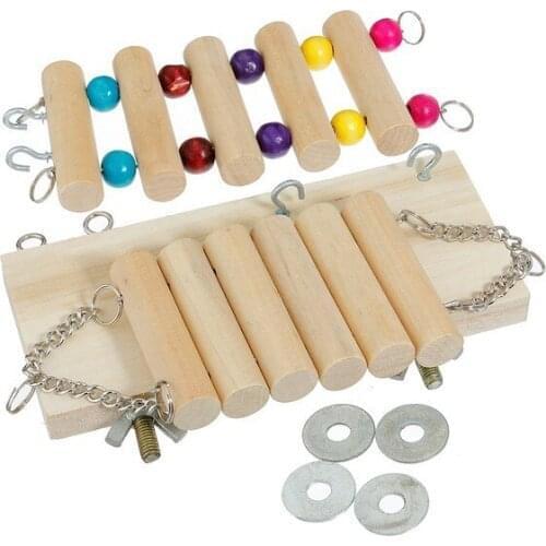 LHXMAS PET TOYS Bird Toys Hamster Toy Swing Three-piece suit Parrot toys