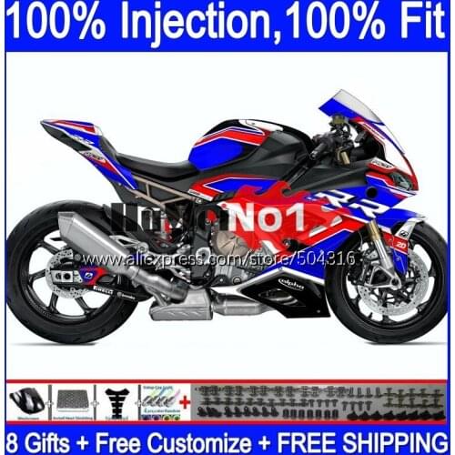 Injection Kit For BMW S1000 RR S 1000 RR CC 2019 2020 2021 129MC.8 S 1000RR S1000-RR blue red new S1000RR 19 20 21 OEM Fairings