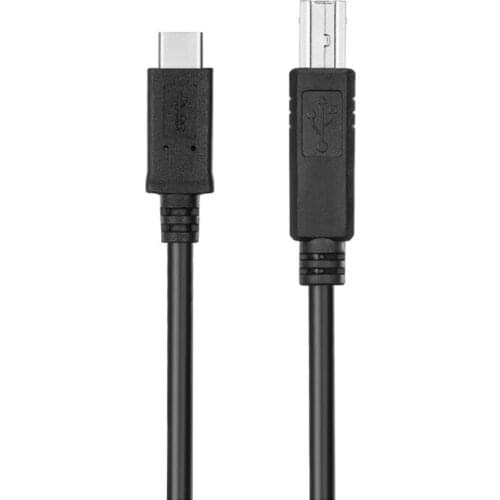USB C to USB B Printer Cable, USB 2.0 Type C to B Male Cable for HP, Canon, Brother, Samsung Printers,1/2/3 Meter