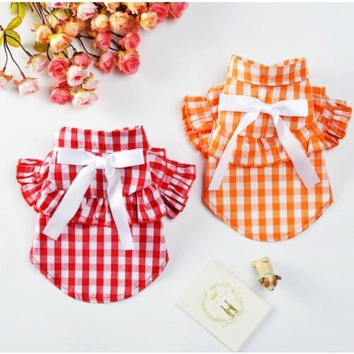 Summer Pet Dog Clothes for Small Dogs Fashion Cotton Cat Dog T-shirt Vest Puppy Clothing Chihuahua Yorkshire Shirts Pets Product