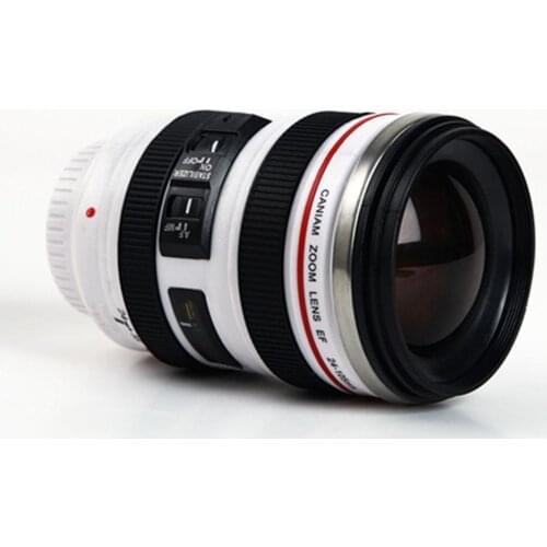 New High Quality Sport Silicone Camera Lens Cups Mug Travel Water Cups And Mugs With Lid Tumbler Outdoor Products Accessories