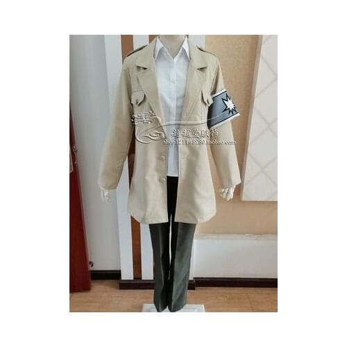 Attack on Titan Eren Jaeger Costume Shingeki No Kyojin Coat Pants Eren Cosplay