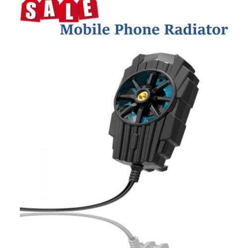 Portable Mobile Phone Radiator 4.7-7.5 Inch Gaming USB Cooler Fan Heat Sink Mobile Phone Cooler Black Phones Telecommunications