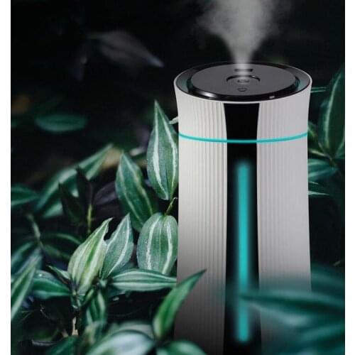 1100ML USB Portable Humidifier Large Capacity Ultrasonic Essential Oil Aroma Diffuser 7-Colorful LED Light Multifunctional