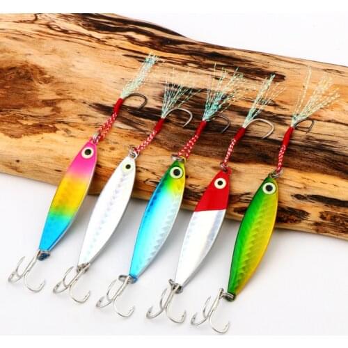 Metal Spoon Jigs Carp Fishing Lure 7g 10g 15g 20g 25g Crankbait Jig Spoons Wobbler Bait Sea Fishing Lures Pesca