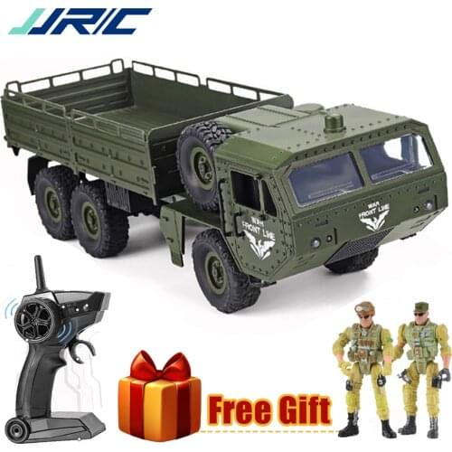 RC Truck Car JJRC Q75 Remote Control Truck 1/16 6Wd 2.4G RC Military Trucks Army toys Electric vehicles toys VS Fayee FY004A