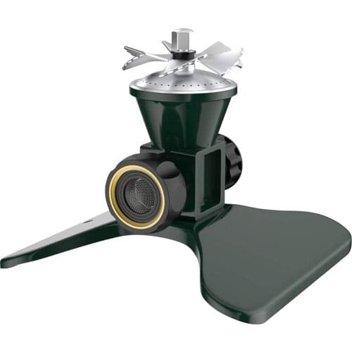 Garden Sprinklers With Support Automatic Watering Grass Lawn 360 Degree Rotating Water Sprinkler 3 Arms Nozzles Garden Irrigatio