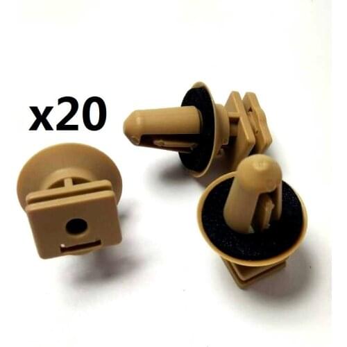 X20 Pieces Moulding Rocker Panel Clip for BMW 51711958025