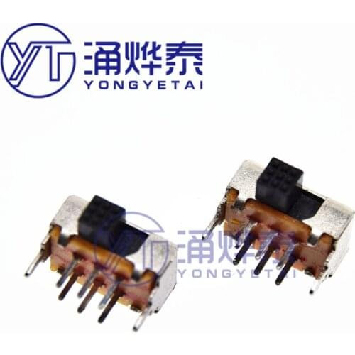 SK22D02 toggle switch SK-22D02 2P2T two-speed double-row 6-leg horizontal double-legged free shipping